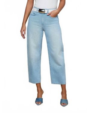 L'Agence Mallis Bow-Leg Jeans - Blue