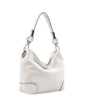 MKF Emily Hobo Bag Vegan Leather Multi Compartments By Mia K - White