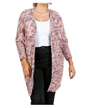 Umgee Tweed Cardigan - Red