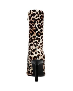 Steve Madden Vakay Bootie Leopard Velvet Vakay-Leo - Black