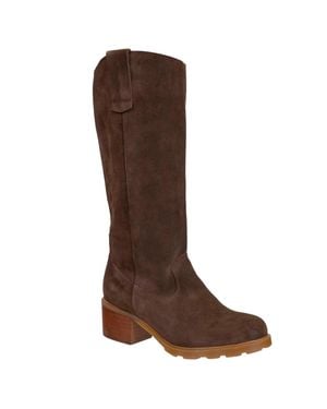 Otbt Tallow Knee Boots - Brown
