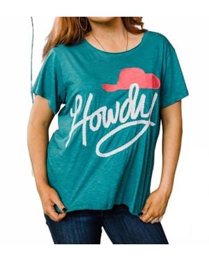 Layerz Clothing Howdy Partner Tee - Blue