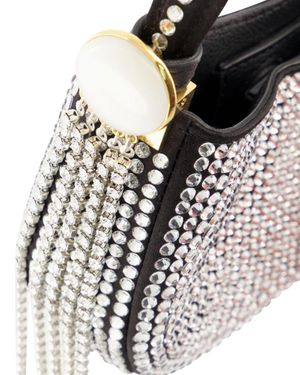 Magda Butrym Micro Vesna Hobo Bag - Black