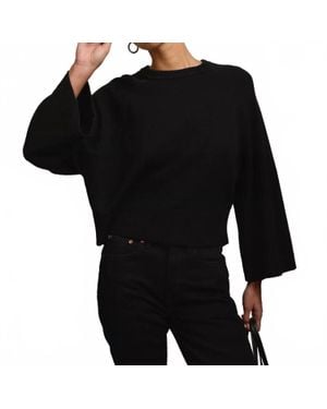 AE77 Cashmere Boxy Sweater - Black