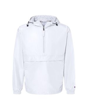 Champion Packable Quarter-Zip Jacket - White