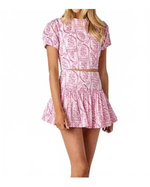 Cake For Dinner Ava Short Sleeve Top - Red