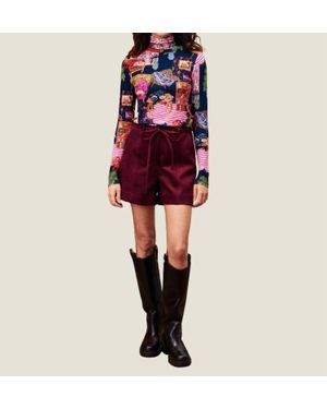 FRNCH Gerbera Long Sleeve Shirt - Red