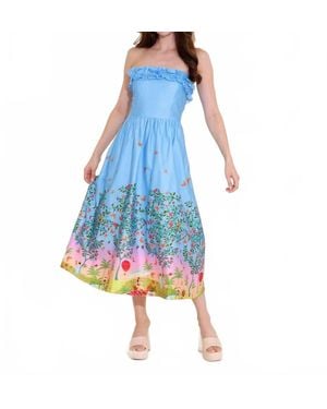 Alden Adair Catherine Dress - Blue