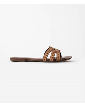 Seychelles Treasure Cut Out Slide Sandals - White