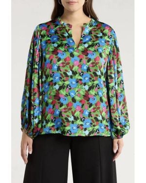 Sugarlips Destine Floral Top - Green