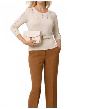J'Envie/Eli Caserta Cut-Out Top - White