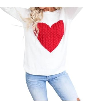 Yemak Luxe Love Sweater - White