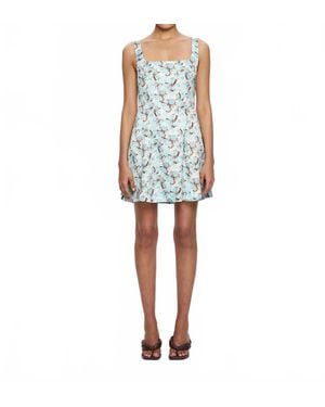 Kivari Lydia Mini Dress - Blue