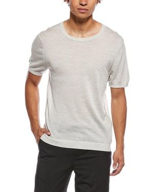 Rag & Bone Aulton Knit Wool-Blend T-Shirt - Gray