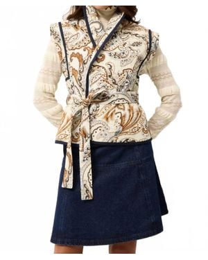 Marie Oliver Bowie Vest - Blue