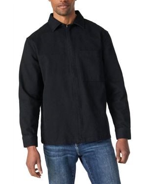 Mavi Hidden Placket Zip Jacket - Black