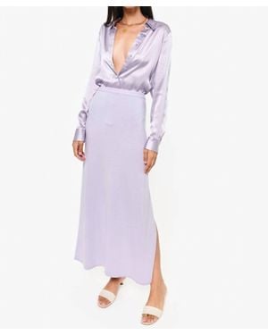Cami NYC Jovina Knit Midi Skirt - Purple