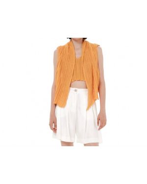 Kourbela Crop Knit Cardigan - Black