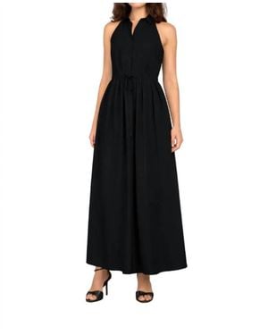 Lavender Brown Marilyn Maxi Dress - Black
