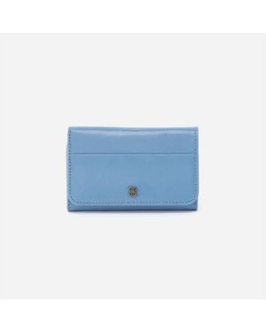 Hobo International Jill Trifold Wallet - Blue