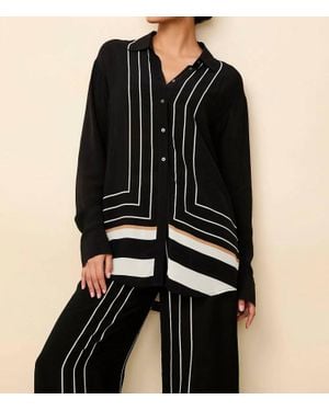Solid & Striped The Obert Button Down Shirt - Black