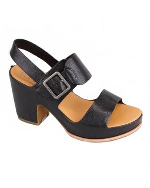 Kork-Ease San Carlos Block Heel Sandals - Blue