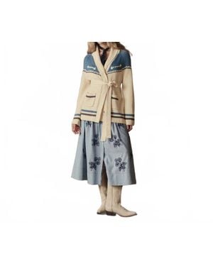 The Great Western Riding Cardigan Sweater - Multicolor