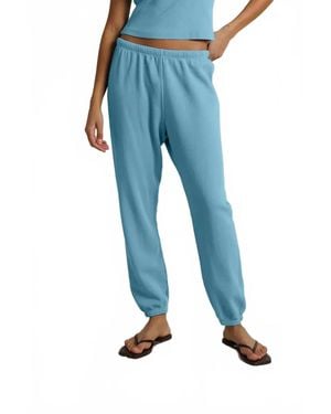 PERFECTWHITETEE Johnny French Terry Sweatpant - Blue