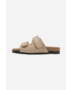 Roam Double Slider Sandals - White