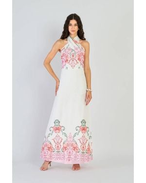 Beyond By Vera Jules Maxi Dress - Pink