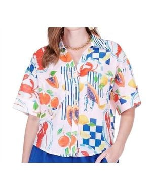 J joy Pocket Shirt - Red