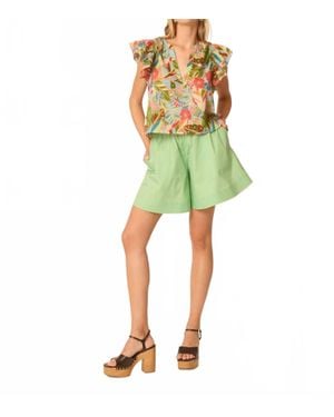 Gilner Farrar Orla Blouse - Green