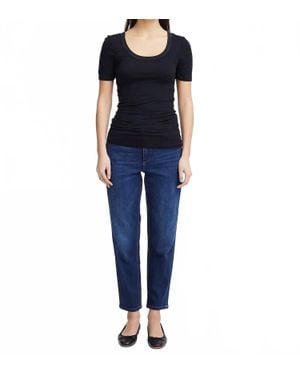 Ichi Ihzola Short Sleeve Top - Blue