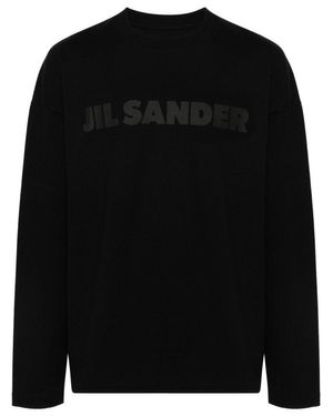 【関税込み】Jil Sander ブラック Active ジャージ Tシャツ Jil Sander Cotton T-shirt | Black | FARFETCH