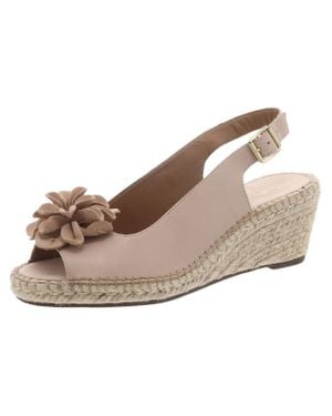Clarks Petrina Bianca Applique Espadrilles in Brown Lyst