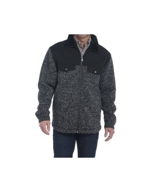 Cripple Creek Two-Toned Knit Jacket - Black