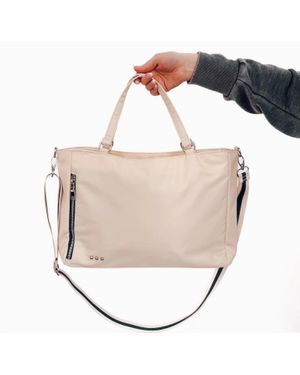 Pretty Simple Nina Nylon Tote Bag - White