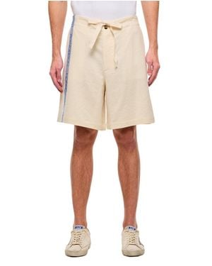 JW Anderson Wide Leg Shorts - Natural