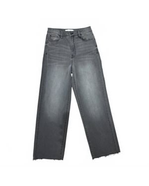 Hidden Jeans Tracey High Tracey Straight Stretch Jean - Gray