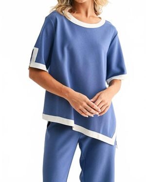 Joh Kaya Asymmetric Top - Blue