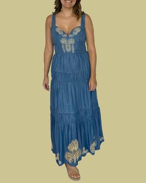 Carolina K Kuna Dress - Blue