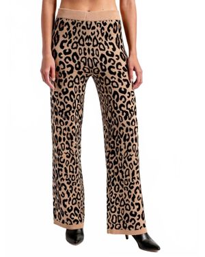 Kerisma Leopard Knit Pants - Black