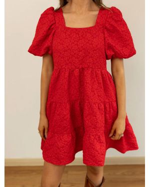 Southern Grace Y To Party Mini Dress - Red