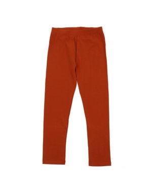 Leveret Girls Legging Boho Solid Color - Orange