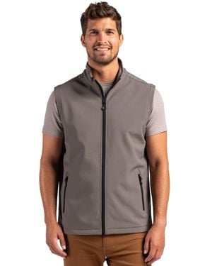 Clique Tempo Stretch Full Zip Softshell Vest - Gray