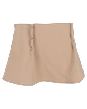 Dion Lee Hooks Accent Mini Skirt - Natural