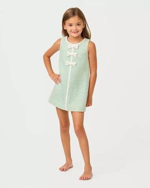 Lilly Pulitzer Girls Mini Aria Shift Dress - Green
