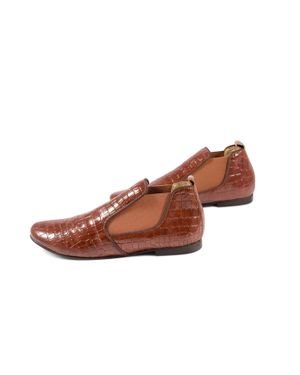BluBlonc Carl Croc Boots - Brown