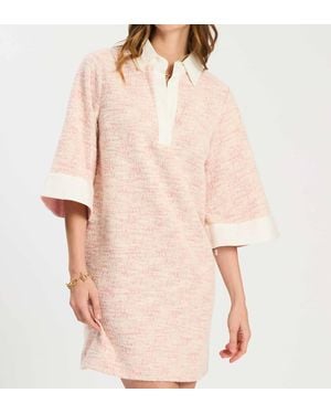 tyler boe Sid Knit Boucle Mini Dress - Natural