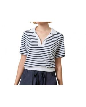 Lilla P Polo Top - Black